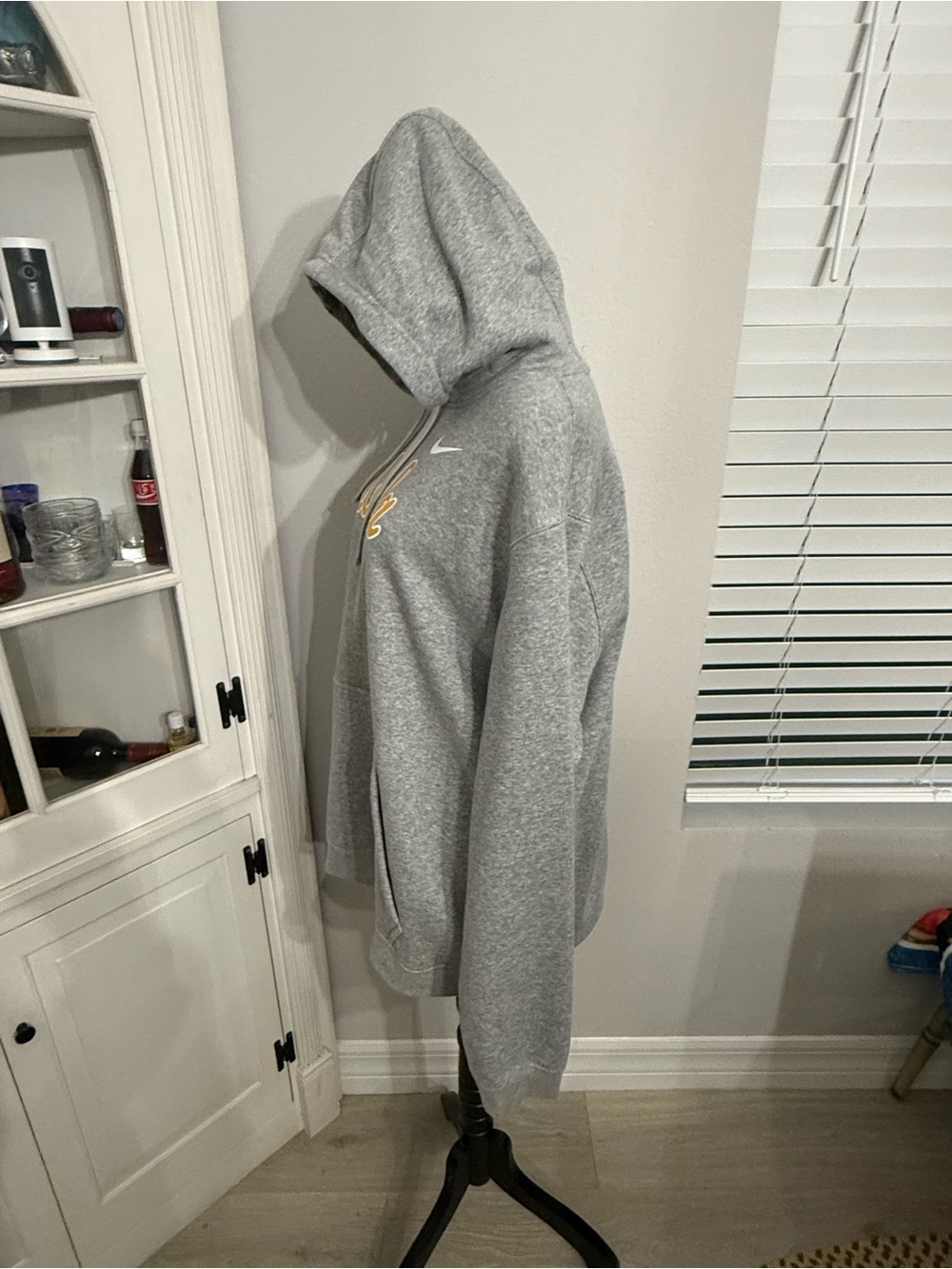 Nike Gray Hoodie with Yellowyy UCLA Script - Picture 4 of 6